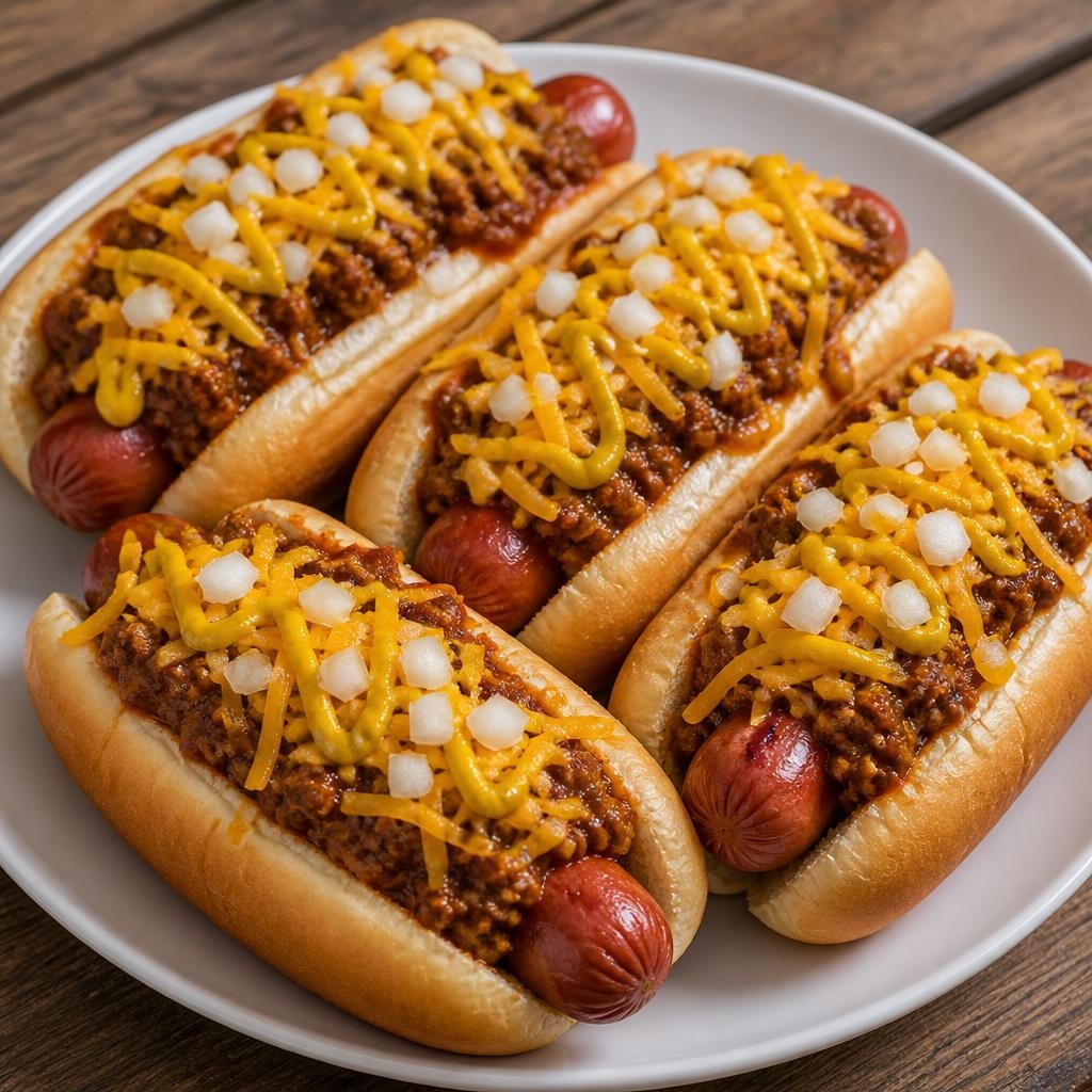 Entree: United States – Coney Island Cheese Dog recipe