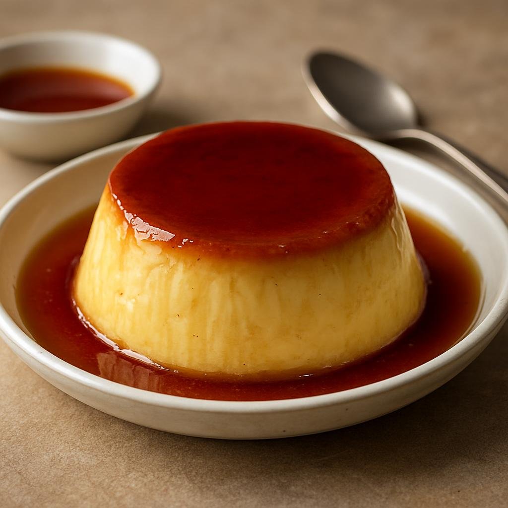Entree: India – Parsi-Indian – Lagan Nu Custard (Baked caramel custard traditionally served by the Parsi community) recipe