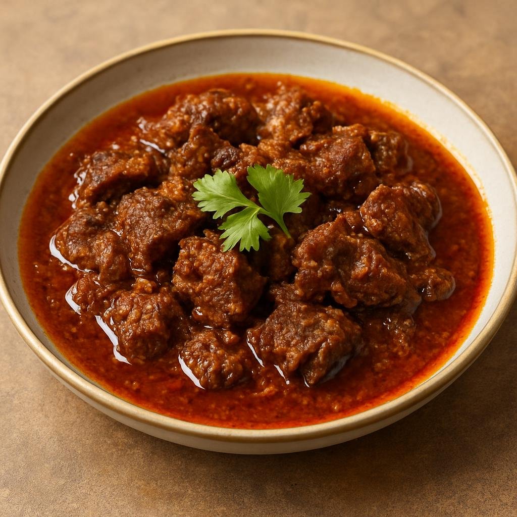 Entree: Ethiopia – Oromo – Baduu (Traditional Oromo slow-cooked spiced lamb or goat stew made with berbere and clarified spiced butter) recipe