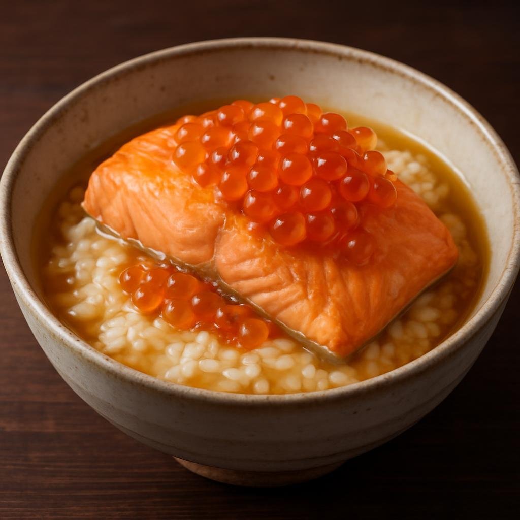 Entree: Japan – Tohoku – はらこ飯 ➤ Harako-meshi (Rice topped with simmered salmon and salmon roe in a savory-sweet broth) recipe
