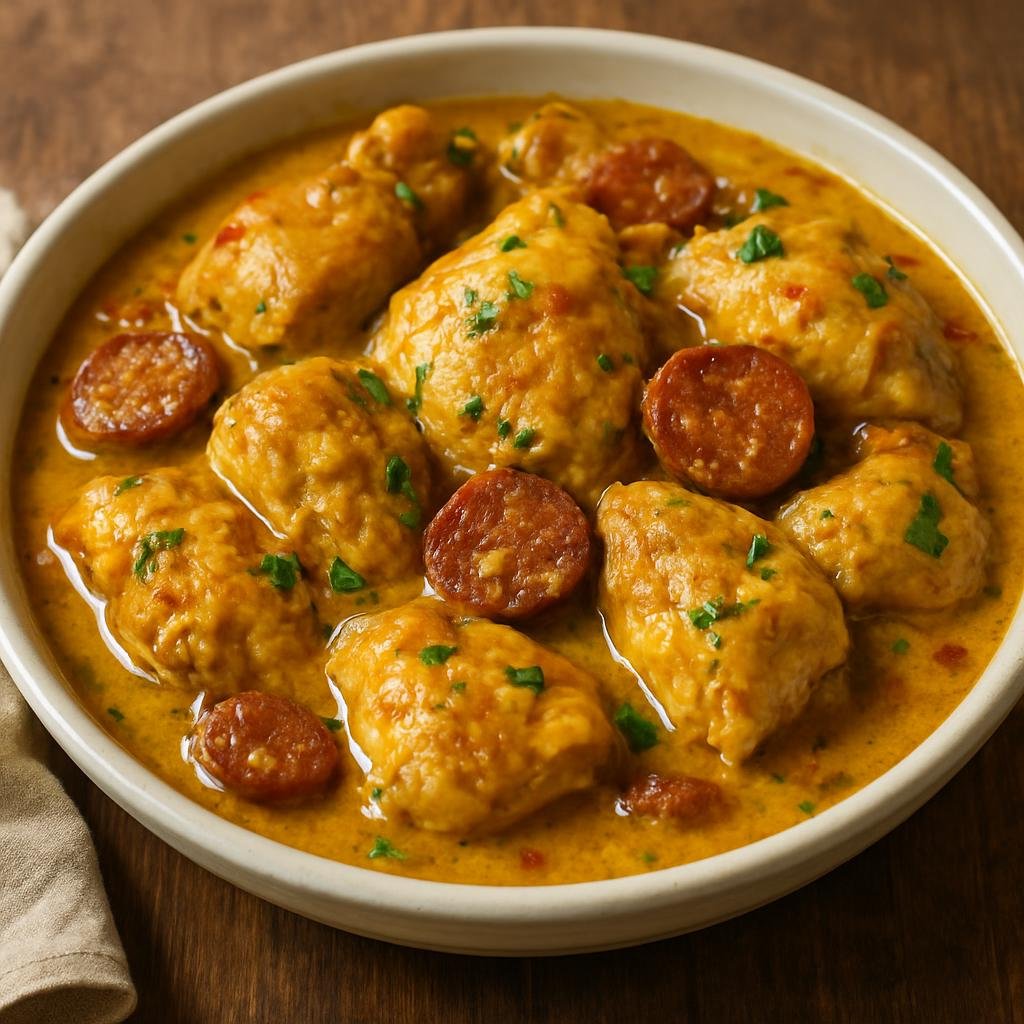 Entree: China – Macau – Capela (Macanese braised chicken with chouriço and coconut-curry flavors in a savory slightly sweet sauce) recipe