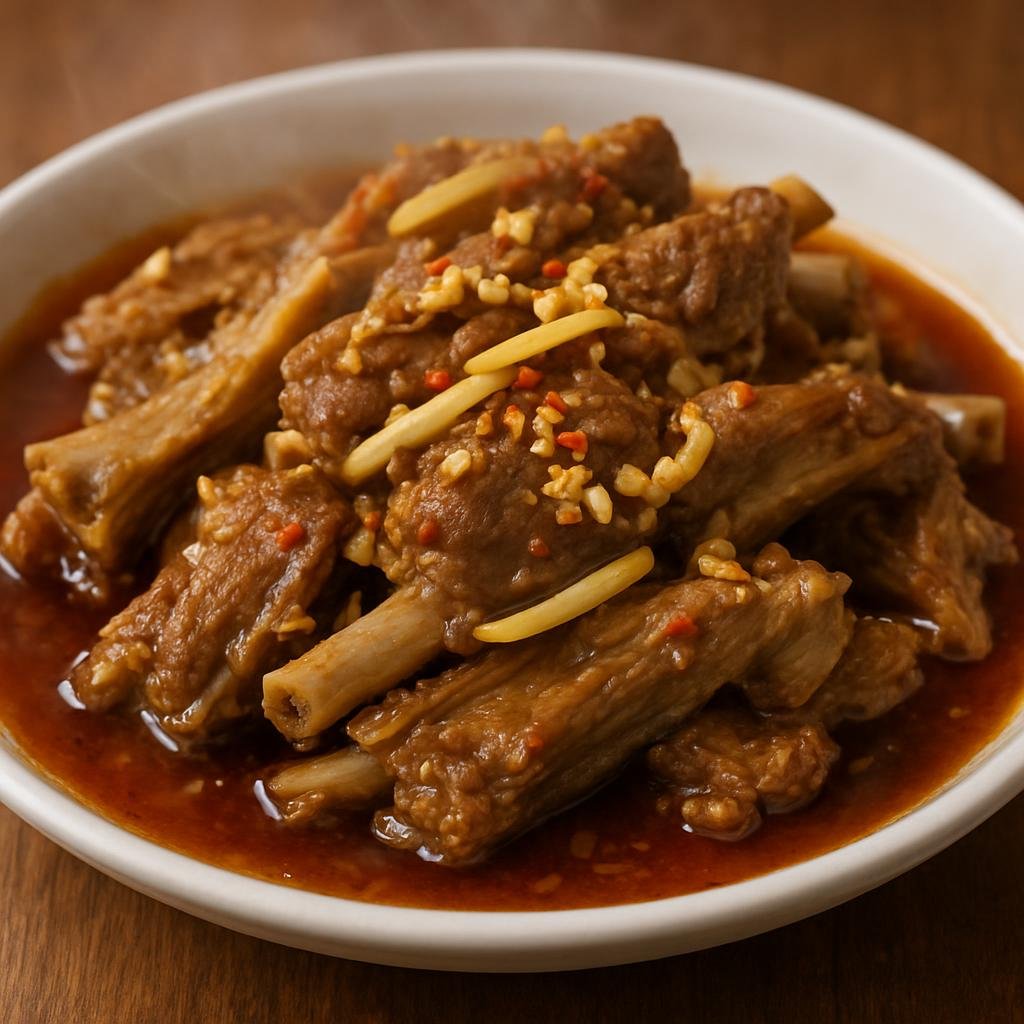 Entree: China – Ningxia – 蒸羊排 ➤ Zhēng yáng pái (Tender lamb ribs steamed with ginger, garlic and regional spices) recipe