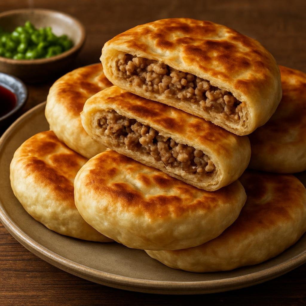 Entree: China – Tibet – Sha Phaley (Pan-fried Tibetan meat-filled flatbread turnovers) recipe
