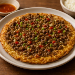 Entree: Philippines – Tortang Giniling (Filipino Ground Beef Omelette) (Filipino-style ground beef omelette) recipe