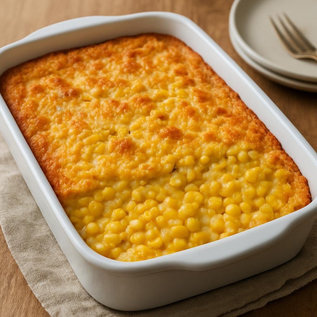 Side Dish: United States – Midwestern United States (Illinois) – Illinois Corn Casserole recipe