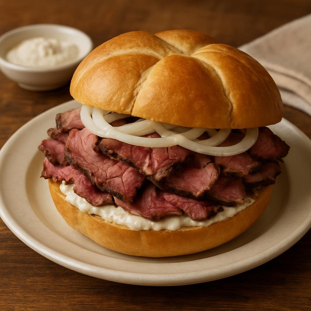 Entree: United States – Maryland, Mid-Atlantic United States – Pit Beef Sandwich recipe