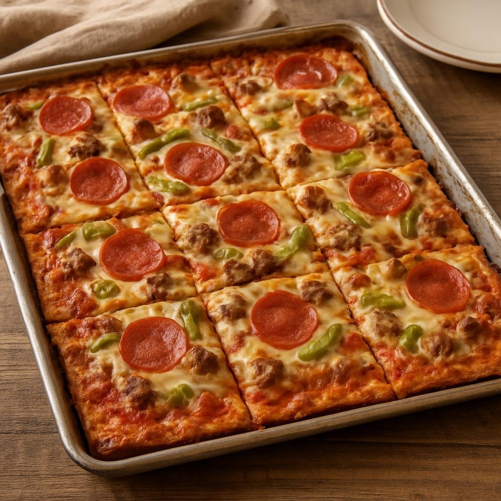 Entree: United States – Great Lakes United States (Ohio) – Toledo-style Pizza recipe