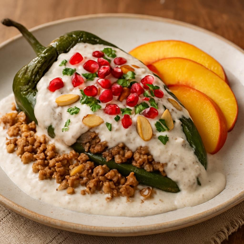 Entree: Mexico – Jalisco – Chiles en Nogada recipe