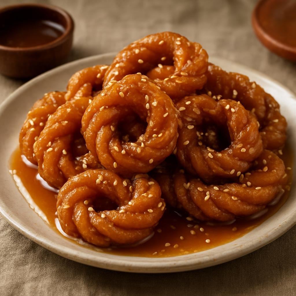 Dessert: Mexico – Hidalgo – Muéganos Hidalguenses (Hidalgo Honeyed Twists) recipe