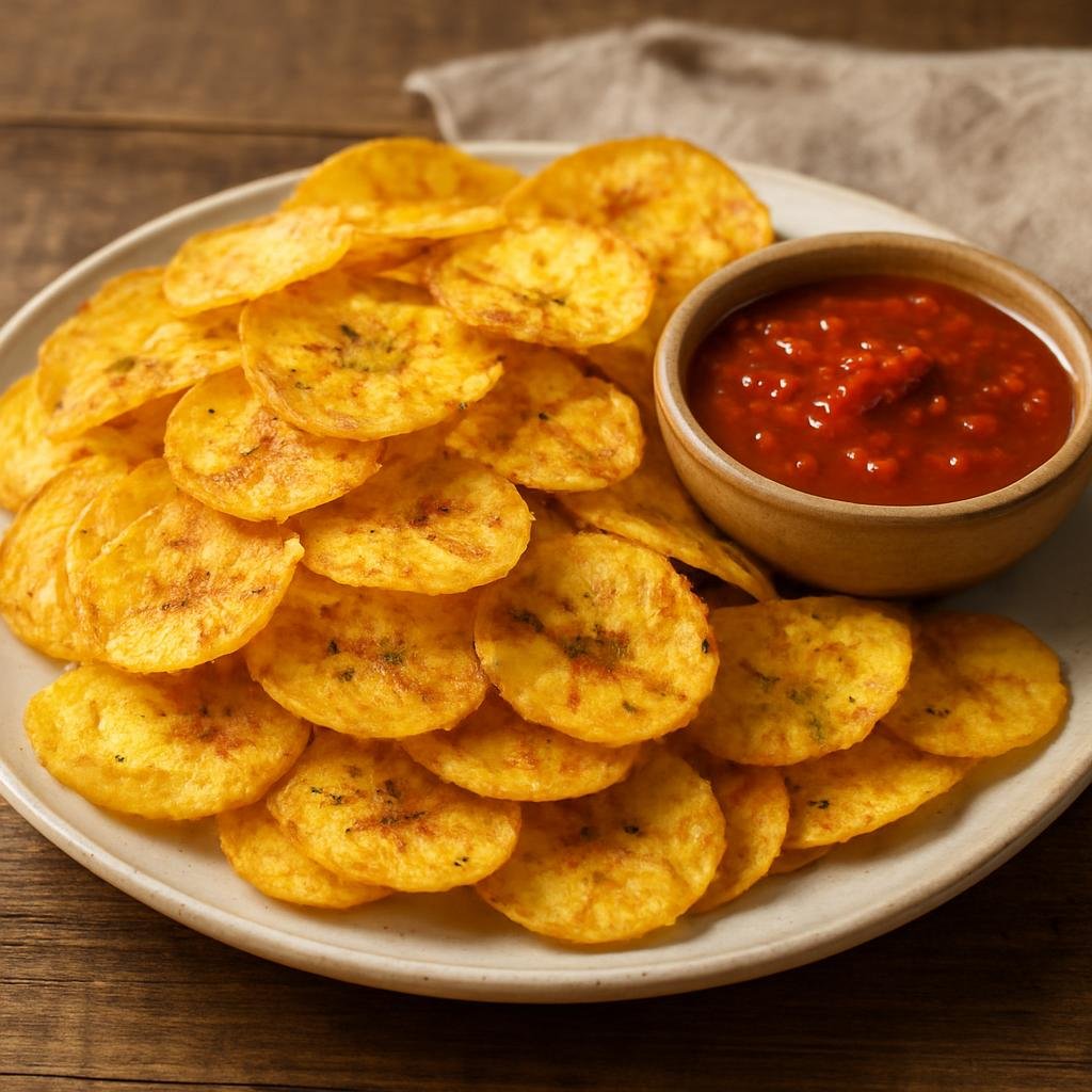 Appetizer: United States – U.S. Virgin Islands (Caribbean United States Territories) – Fried Plantain Chips recipe