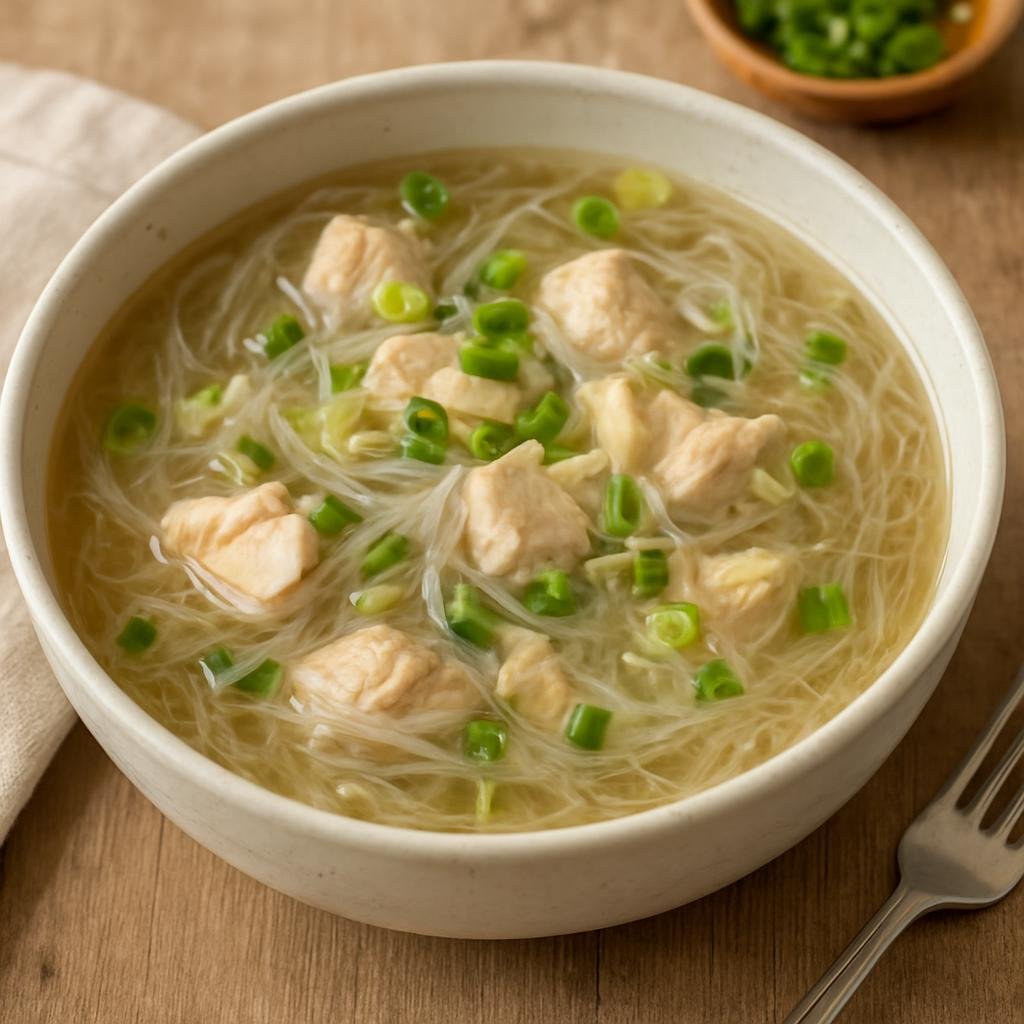 Entree: United States – Hawaiian Cuisine – Chicken Long Rice recipe