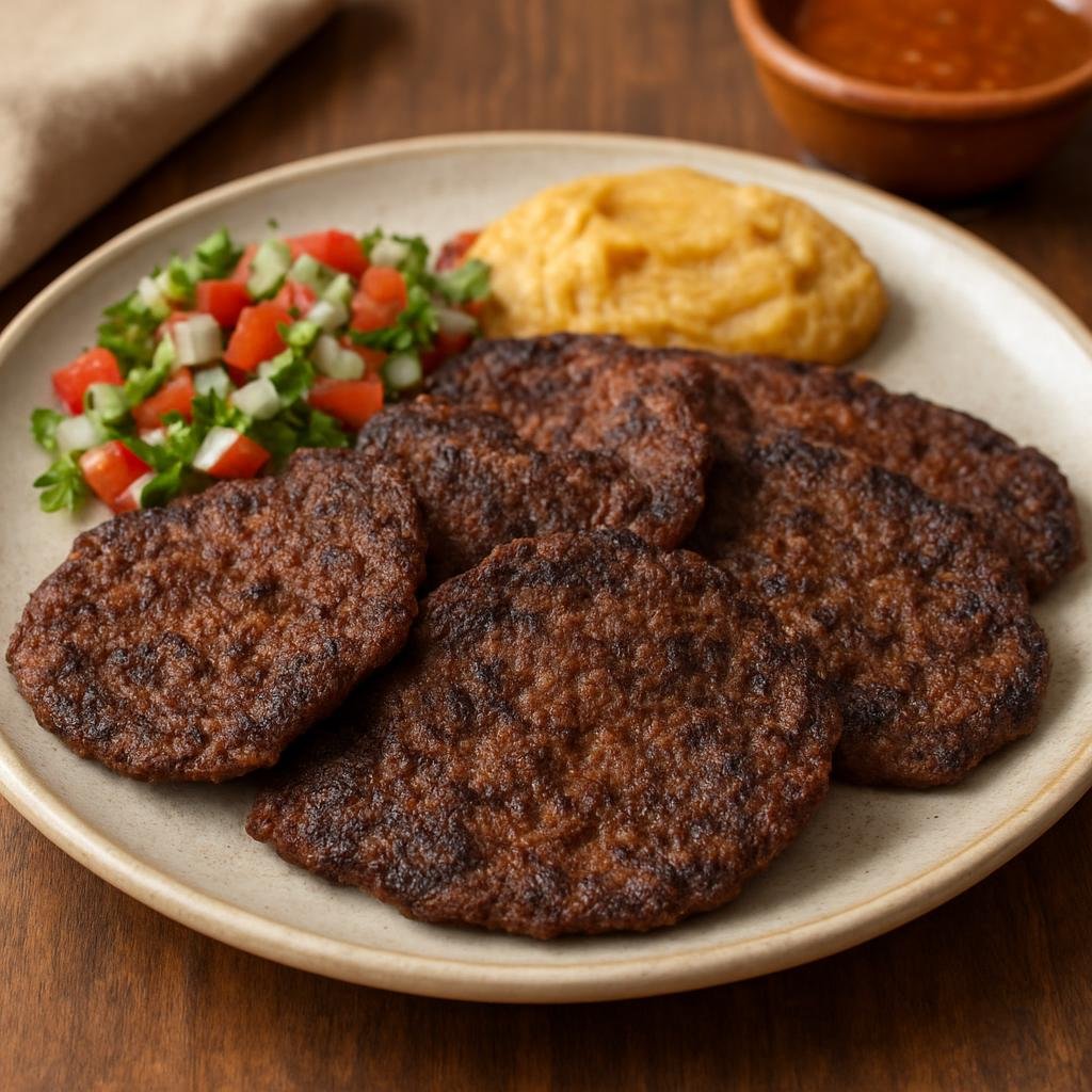 Entree: Mexico – Guanajuato, Bajio Mexico – Pacholas Guanajuatenses (Guanajuato-style Beef Patties) recipe