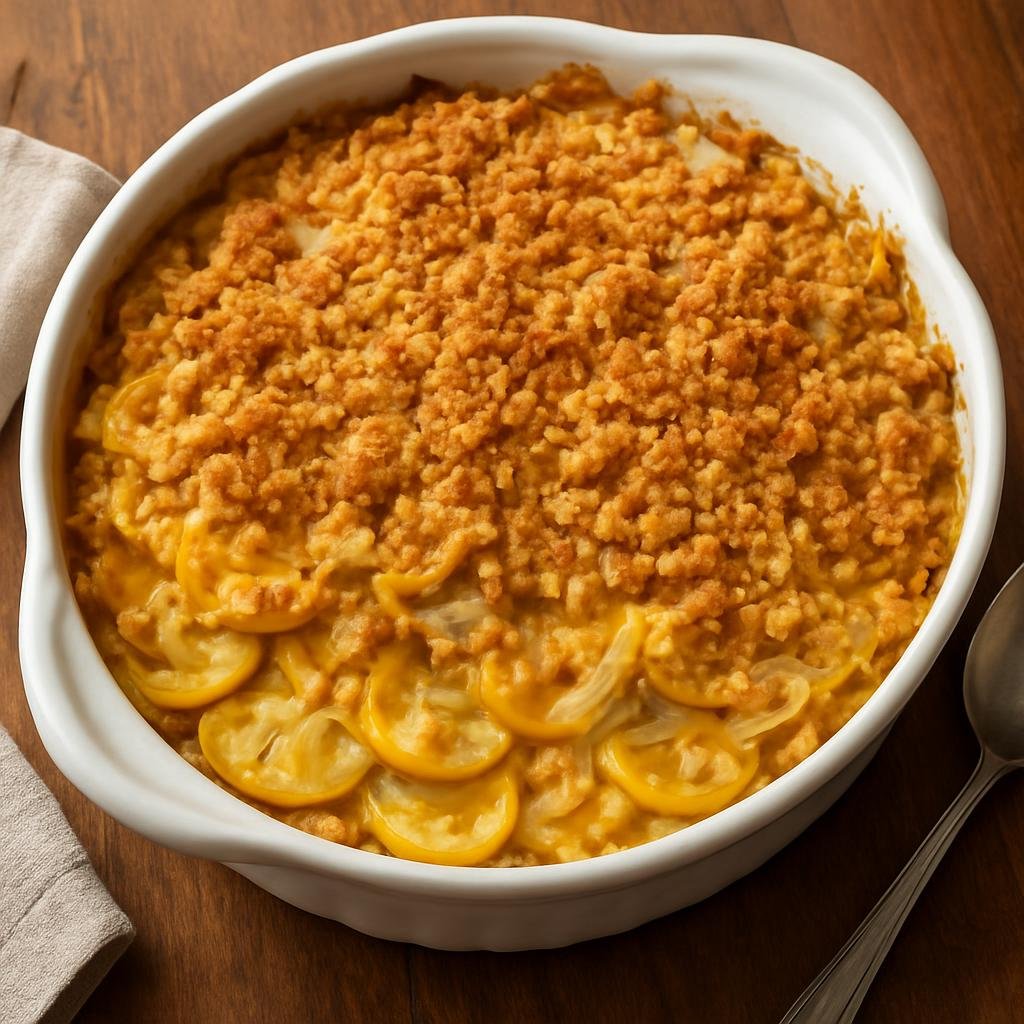 Side Dish: United States – Oklahoma, Southern Plains United States – Oklahoma Squash Casserole recipe