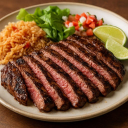 Entree: United States – Texas – Carne Asada (Grilled skirt or flank steak) recipe