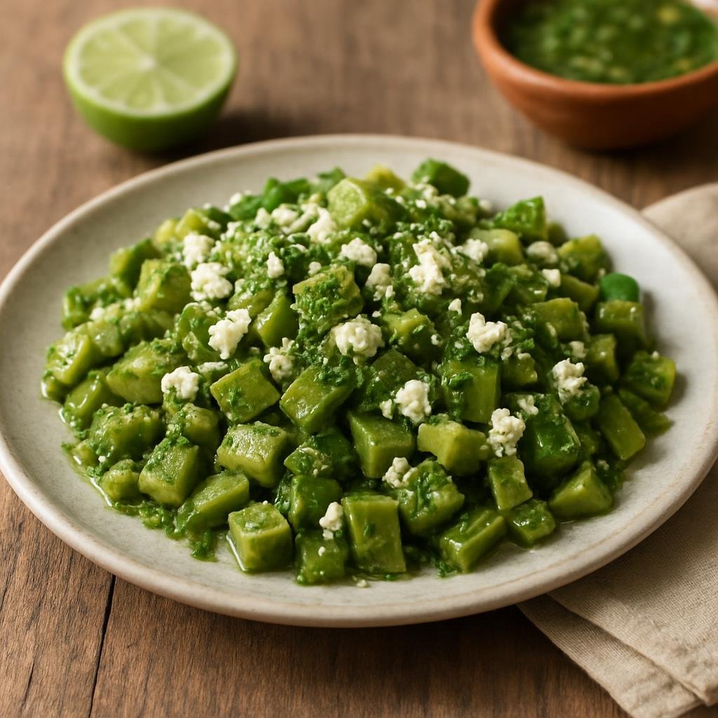 Salad: Mexico – Bajio Mexico (Queretaro) – Ensalada de Nopalitos recipe