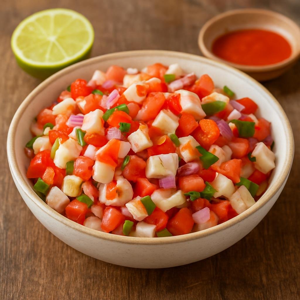 Salad: United States – U.S. Virgin Islands, Caribbean United States Territories – Conch Salad recipe