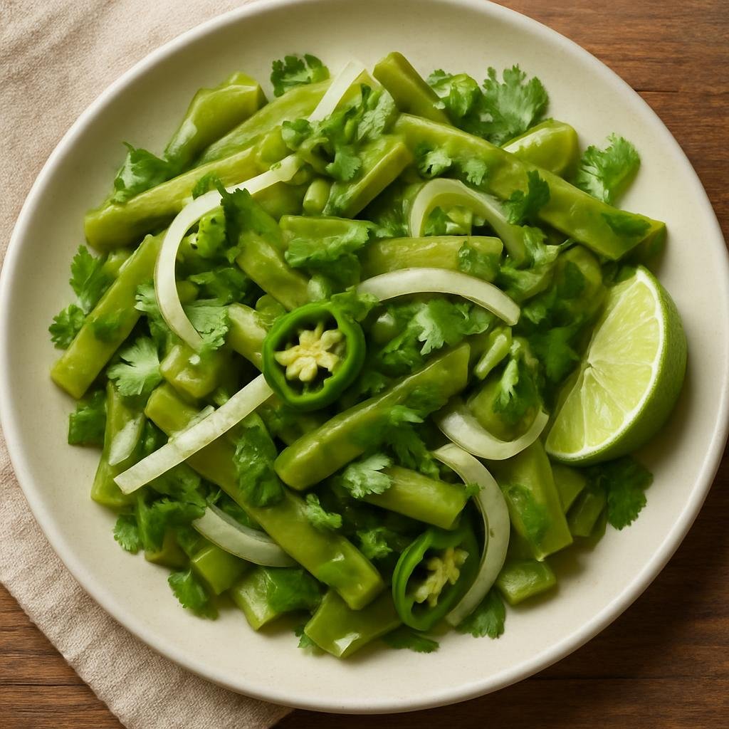Salad: Mexico – Jalisco – Ensalada de Nopales (Cactus Paddle Salad) recipe