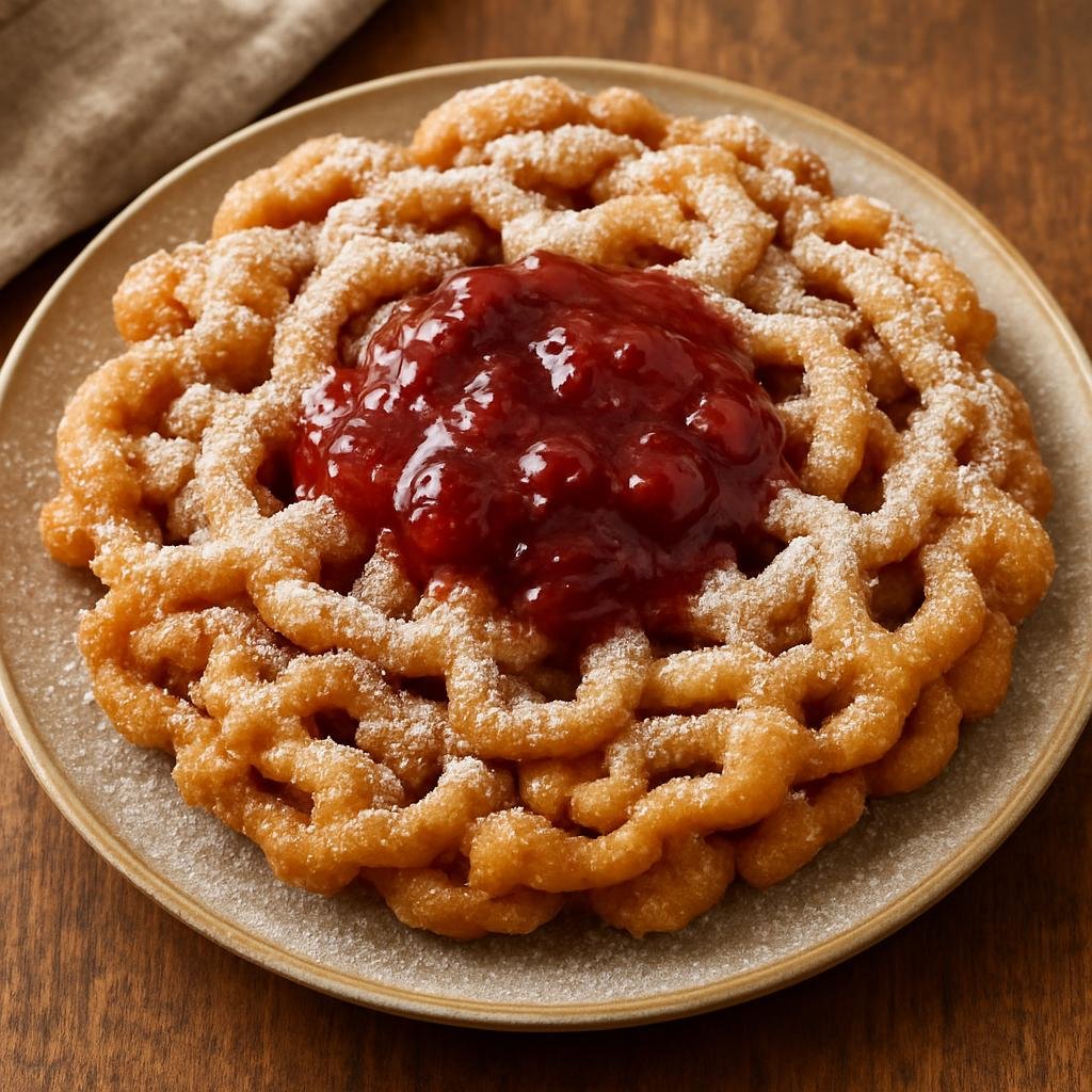 Dessert: United States – Midwestern United States — Iowa – Iowa State Fair Funnel Cake recipe