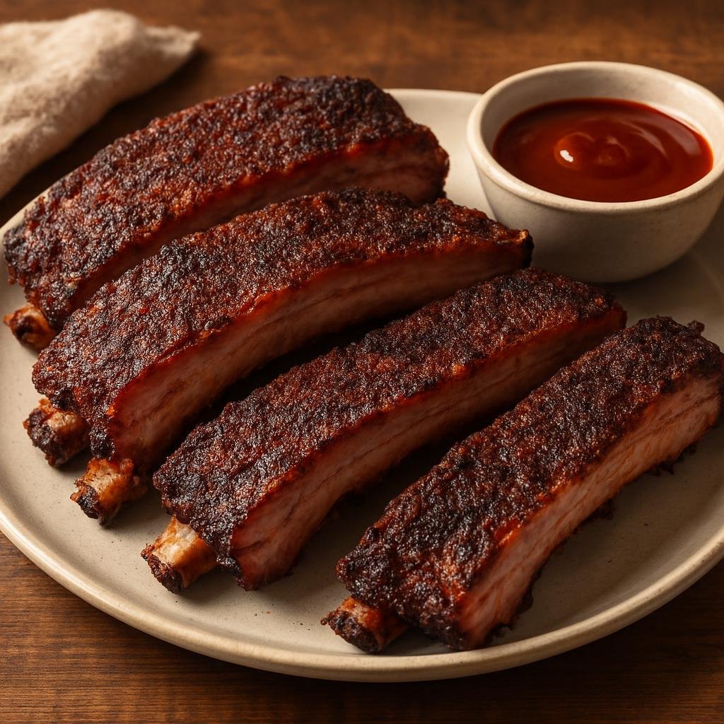 Entree: United States – Tennessee; Southern United States – Memphis-style Barbecue Ribs recipe