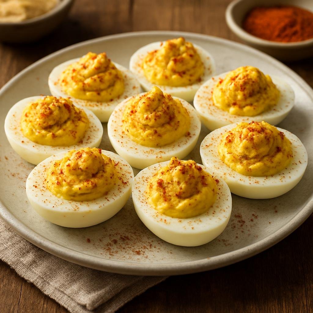 Appetizer: United States – New Jersey / Mid-Atlantic United States – New Jersey Deviled Eggs recipe
