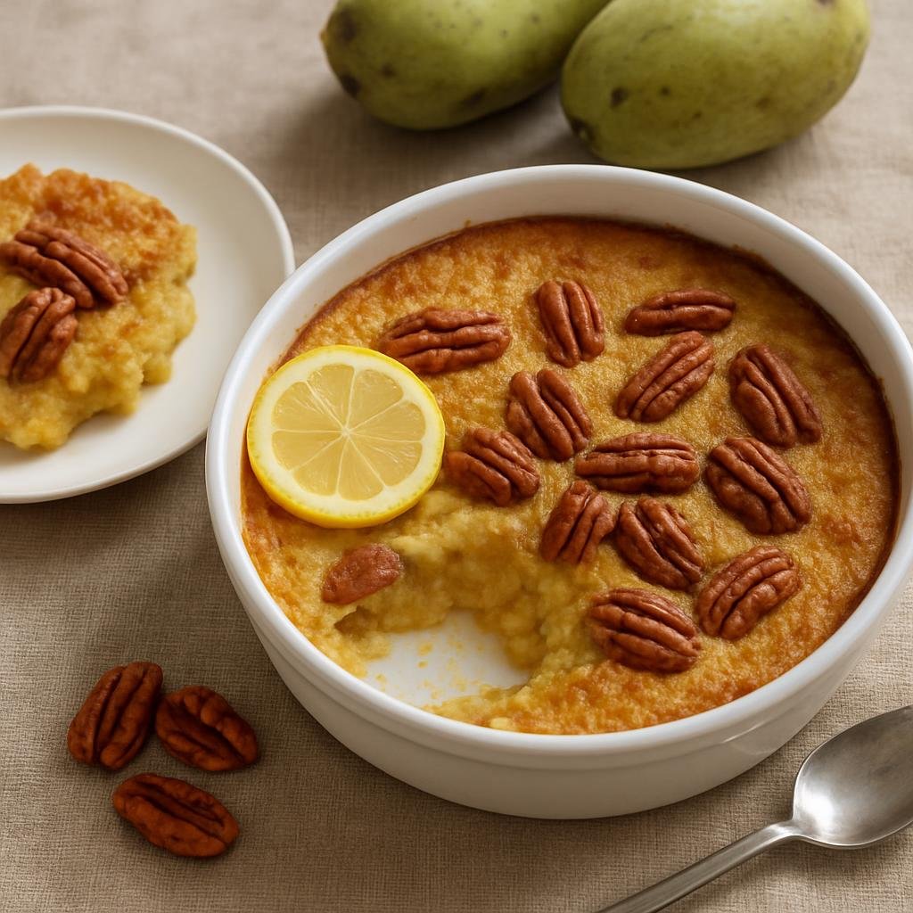 Dessert: United States – West Virginia (Appalachian United States) – West Virginia Pawpaw Pudding recipe