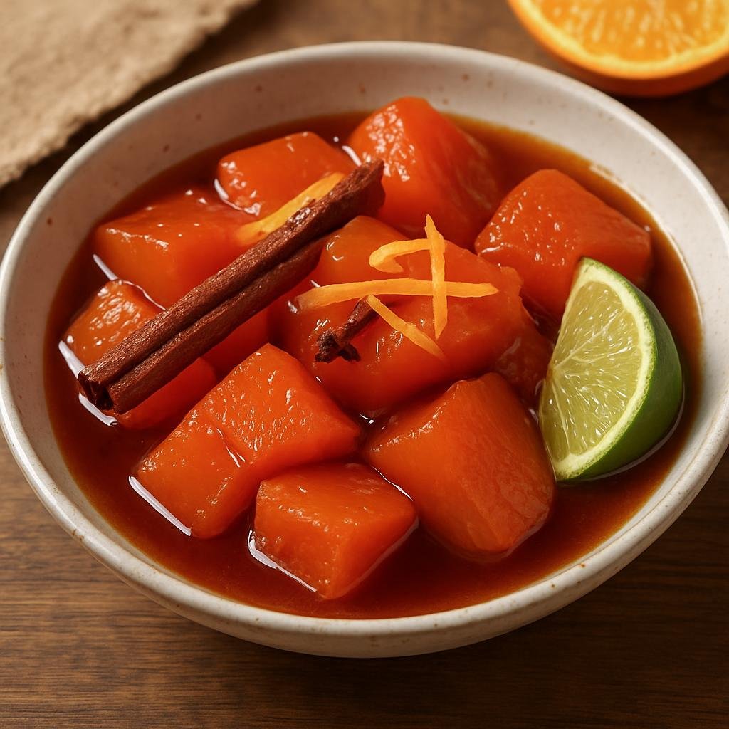 Dessert: Mexico – Yucatan Peninsula (Quintana Roo) – Dulce de Papaya recipe