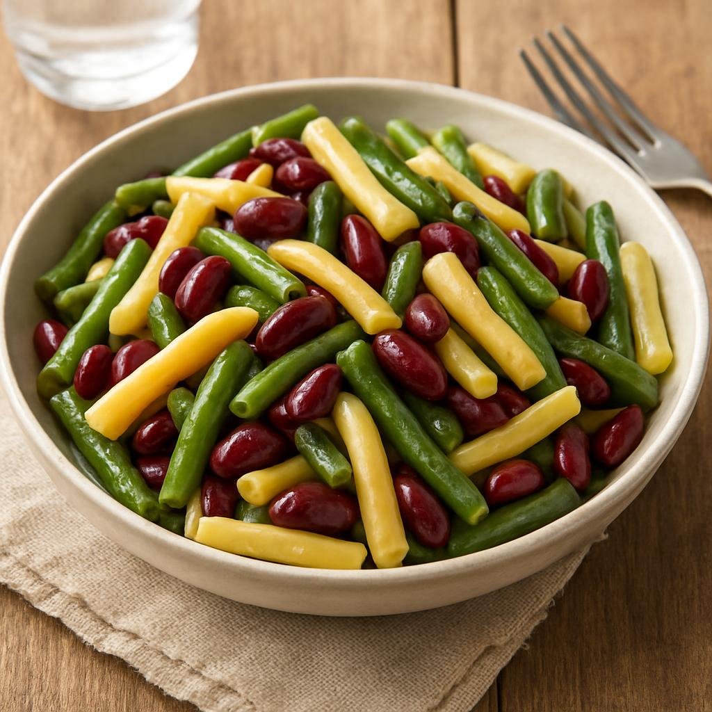 Salad: United States – Great Plains United States (South Dakota) – Three Bean Salad recipe