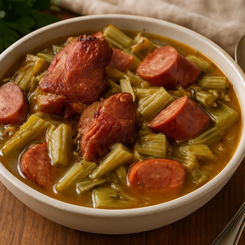 Entree: United States – Florida, Southern United States – Swamp Cabbage Stew recipe
