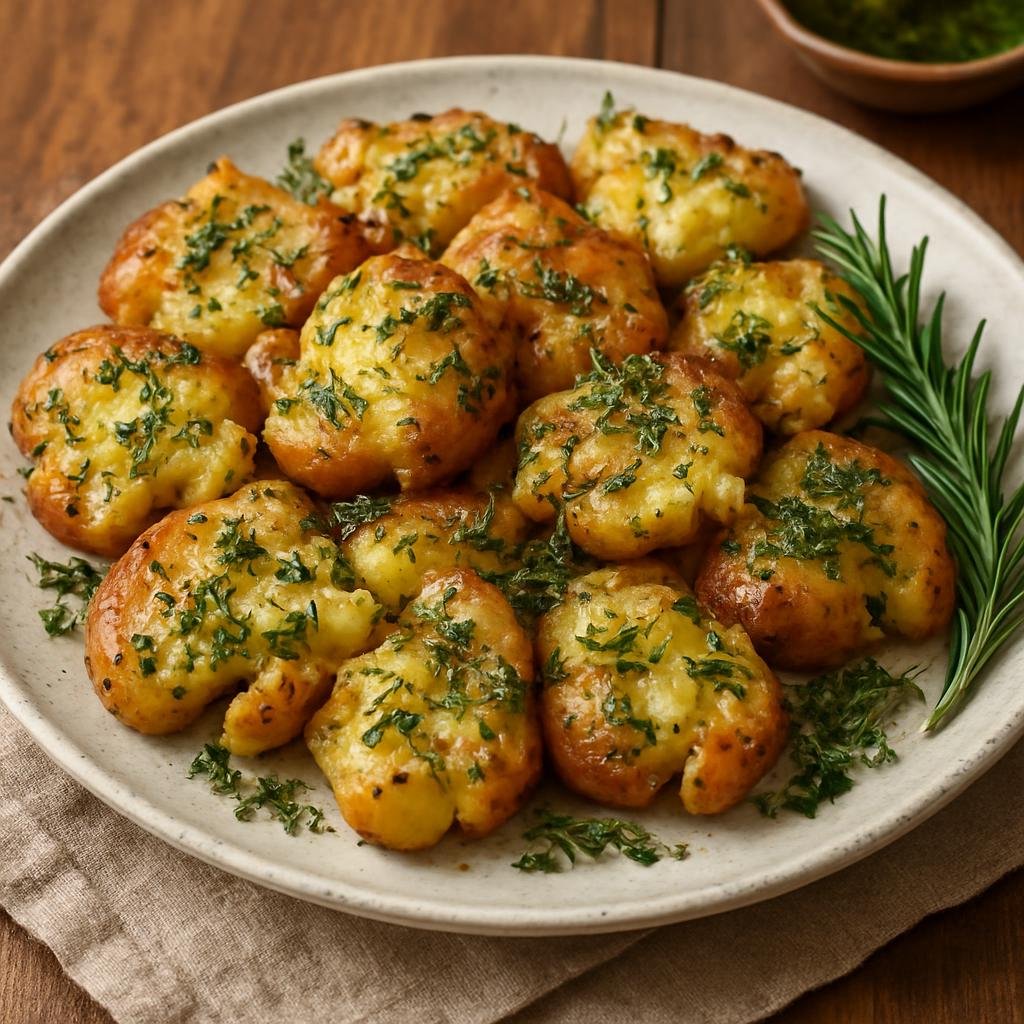 Side Dish: United States – Colorado (Rocky Mountain United States) – Rocky Mountain Smashed Potatoes recipe