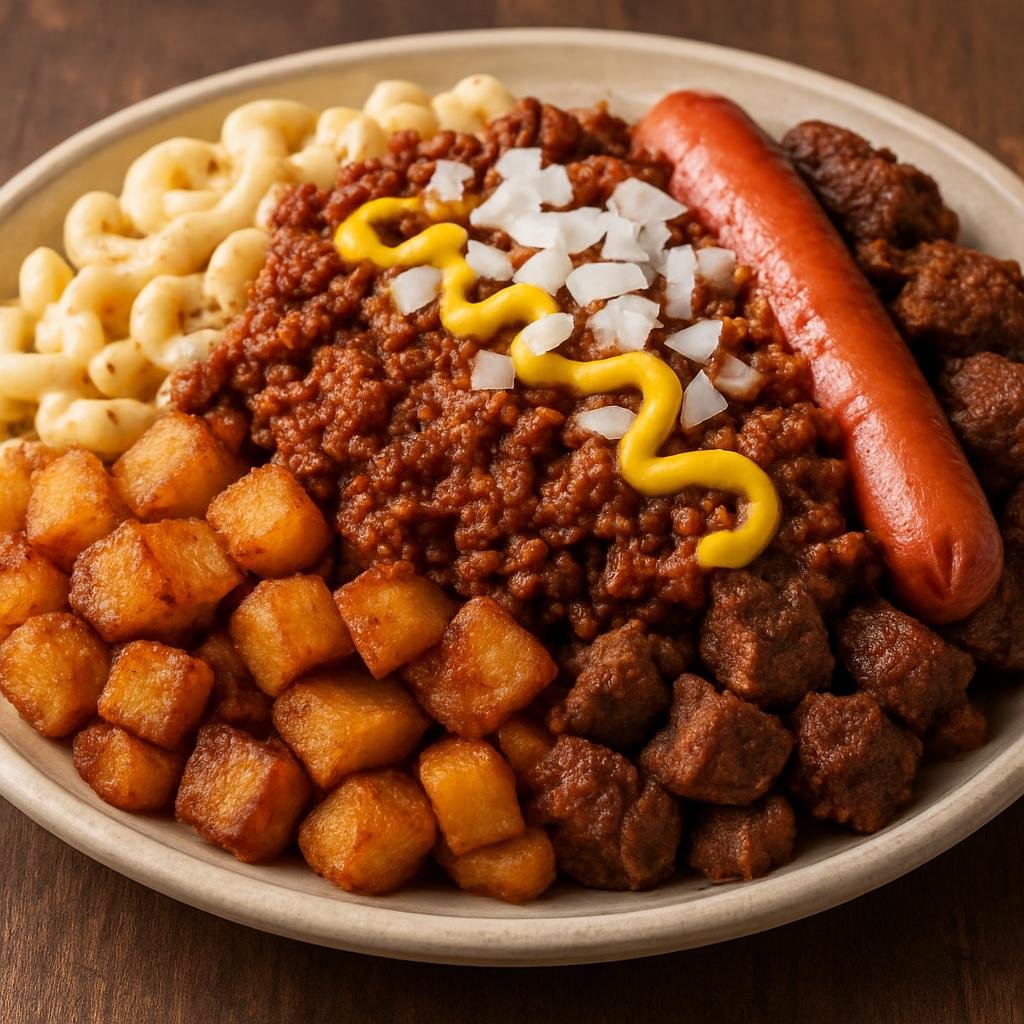 Entree: United States – Mid-Atlantic United States (New York) – Garbage Plate recipe