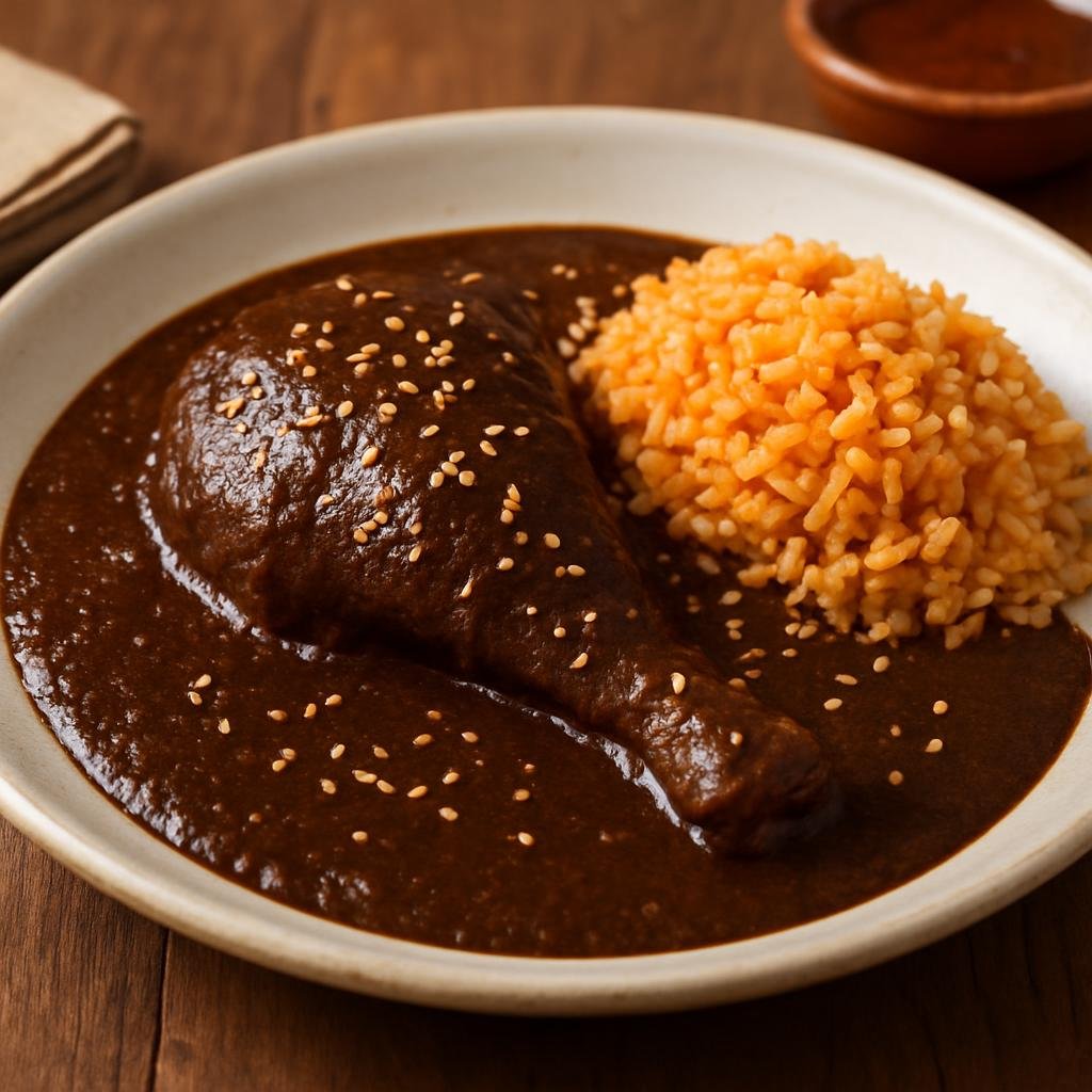 Entree: Mexico – Mexico City (Central Mexico) – Mole Poblano (Chili and Chocolate Sauce) recipe
