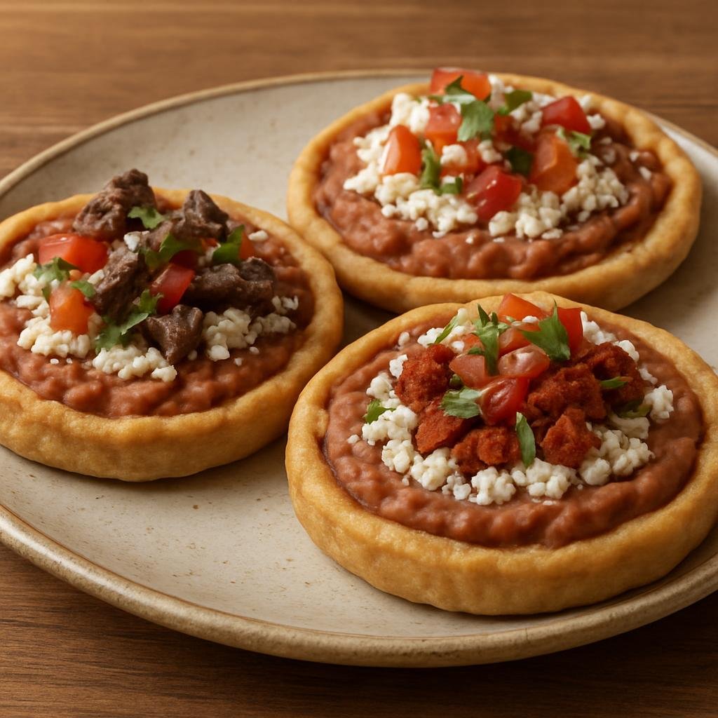 Appetizer: Mexico – Sonora – Sopes Sonorenses (Sonoran Sopes) recipe
