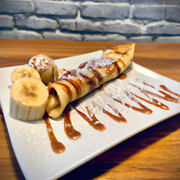 Dessert: France – Crêpes À La Banane Et Nutella (Crepes with Banana and Nutella) recipe