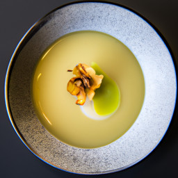 Soup: United States – Cider-Kissed Celery Root and Green Apple Soup recipe