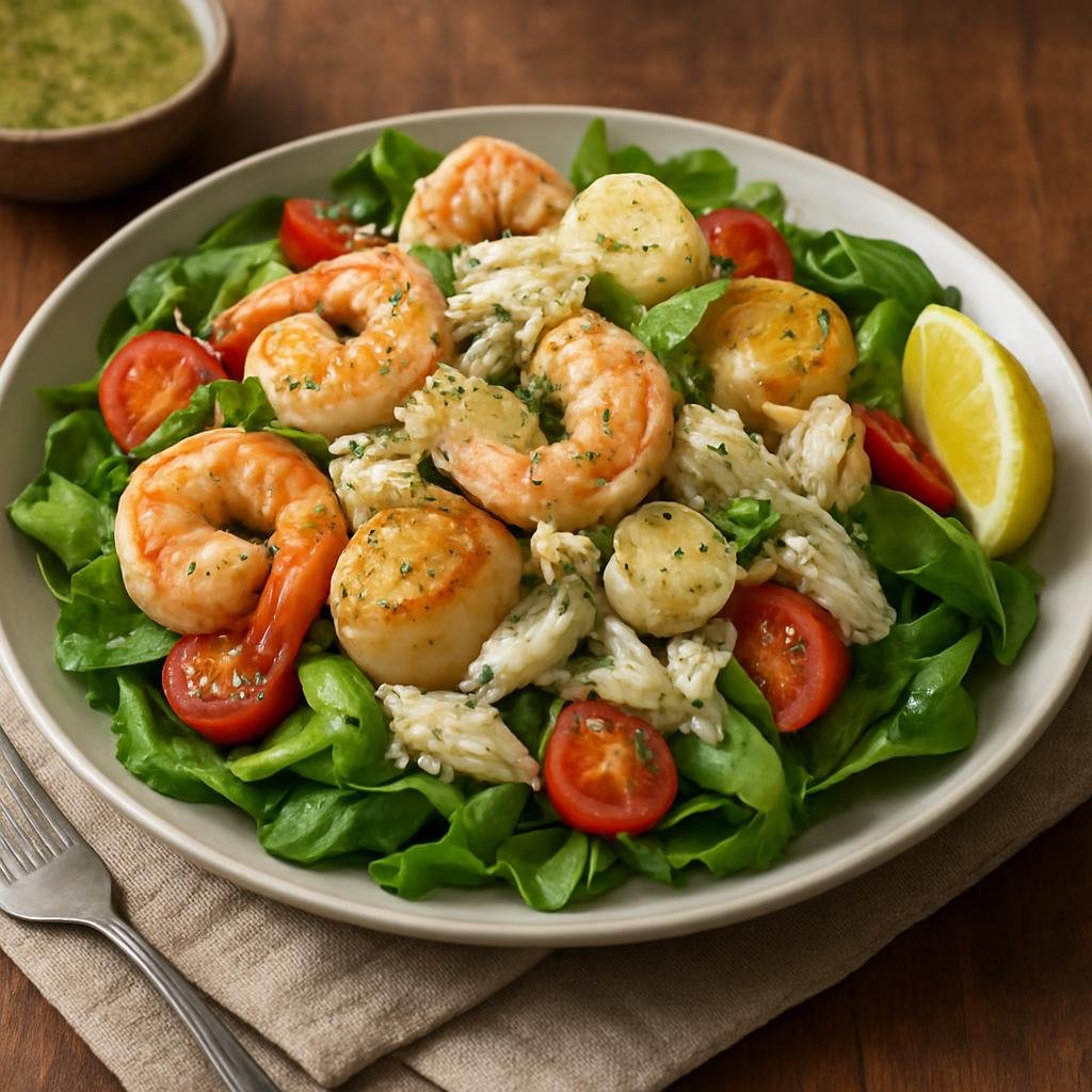 Salad: United States – New Jersey – Jersey Shore Seafood Salad recipe
