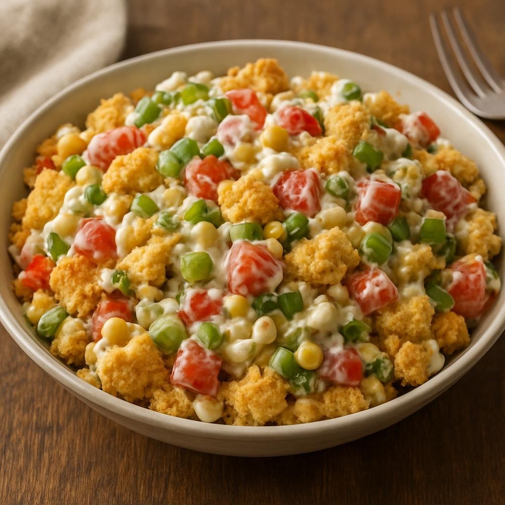 Salad: United States – Tennessee – Tennessee Cornbread Salad recipe