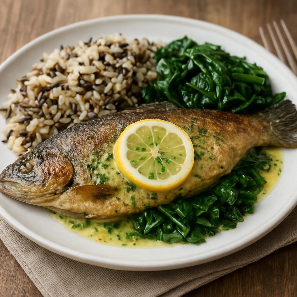 Entree: United States – Rocky Mountain United States (Montana) – Rocky Mountain Trout recipe