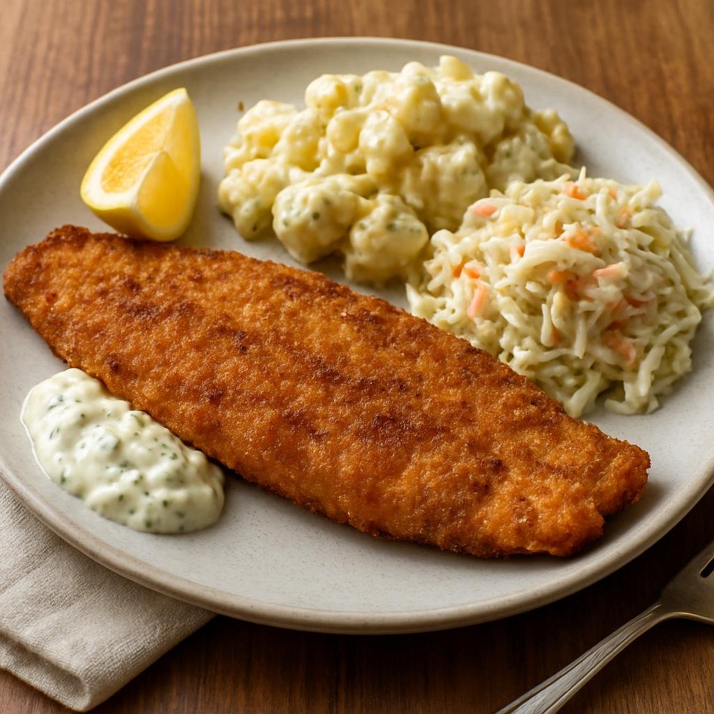 Entree: United States – North Dakota, Great Plains United States – Walleye Fish Fry recipe