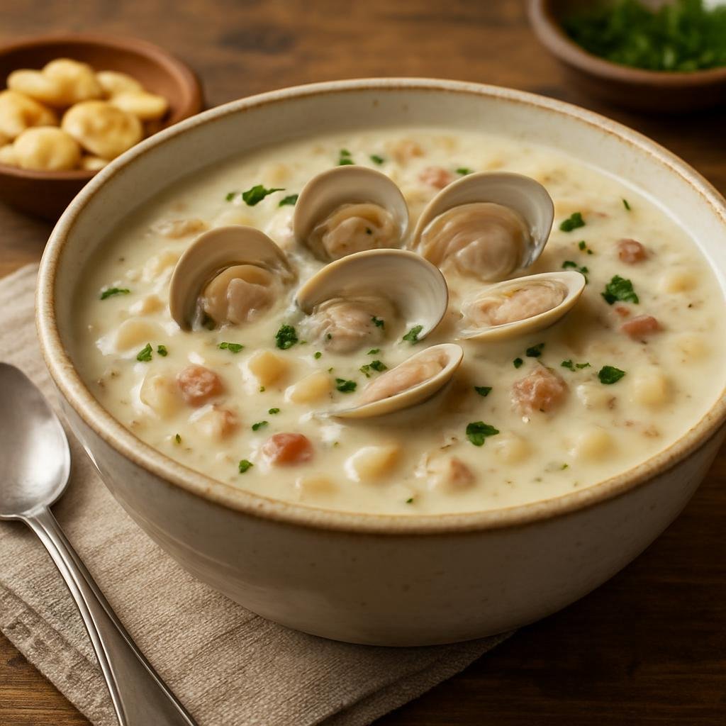 Entree: United States – Maine / New England – Maine Clam Chowder recipe