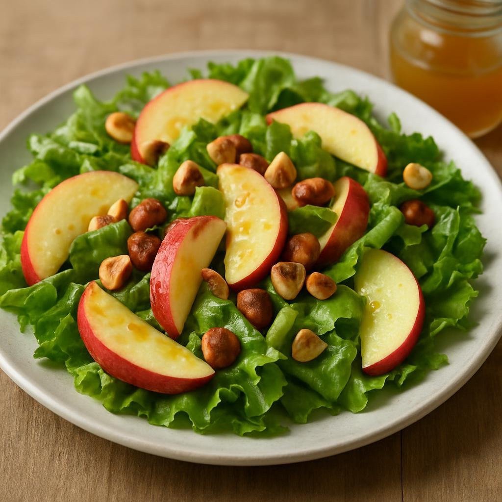 Salad: United States – Washington (Pacific Northwest) – Washington Apple and Hazelnut Salad recipe