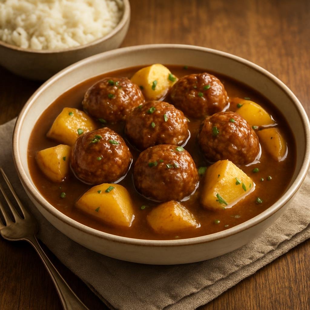 Entree: Canada – Quebec – Ragoût de Boulettes (Meatball Stew) recipe