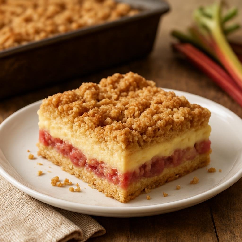 Dessert: United States – Great Plains United States (North Dakota) – Rhubarb Kuchen recipe