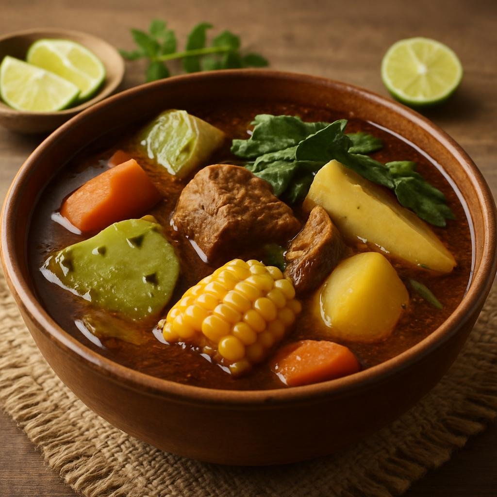 Entree: Mexico – Mexico State, Central Mexico – Mole de Olla (Pot-Style Stew) recipe