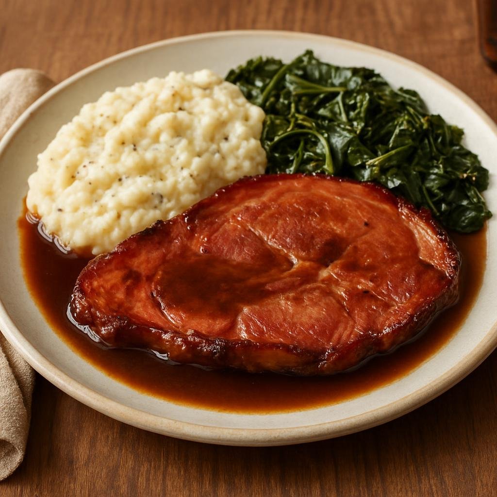 Entree: United States – North Carolina – Country Ham with Red-Eye Gravy recipe