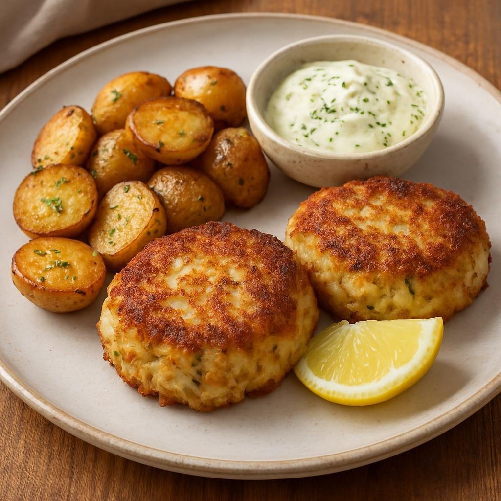 Entree: United States – Washington (Pacific Northwest) – Dungeness Crab Cakes recipe