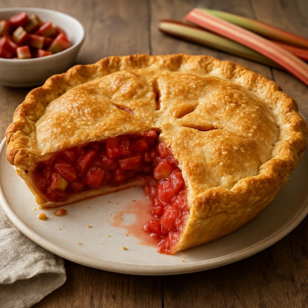 Dessert: United States – Kansas, Great Plains United States – Kansas Rhubarb Pie recipe