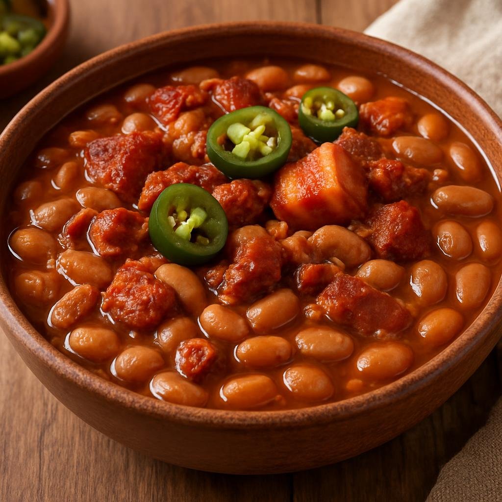 Side Dish: Mexico – Aguascalientes, Bajio Mexico – Frijoles Charros (Charro Beans) recipe