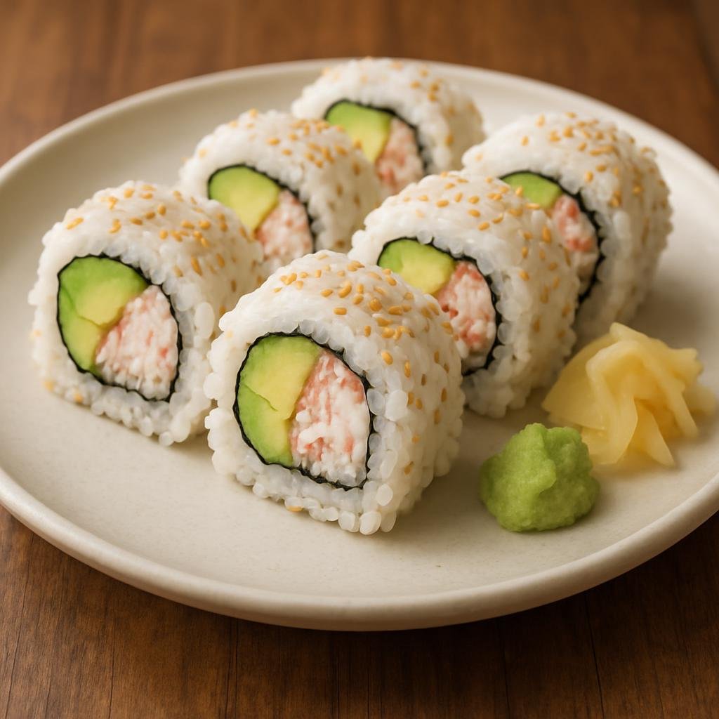 Entree: United States – California Cuisine – California Roll recipe