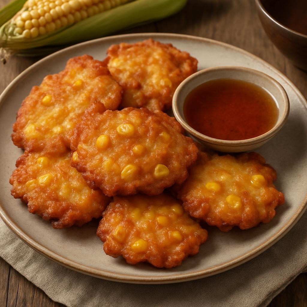 Side Dish: United States – New England (Connecticut) – Connecticut Corn Fritters recipe
