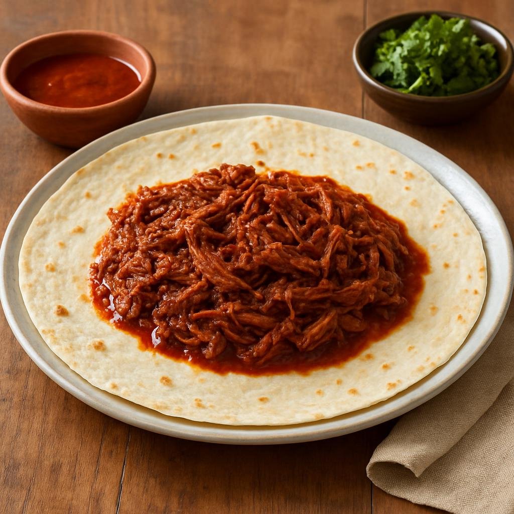Entree: Mexico – Sonora | Northern Mexico – Tortillas de Harina con Carne Deshebrada (Flour Tortillas with Shredded Beef) recipe